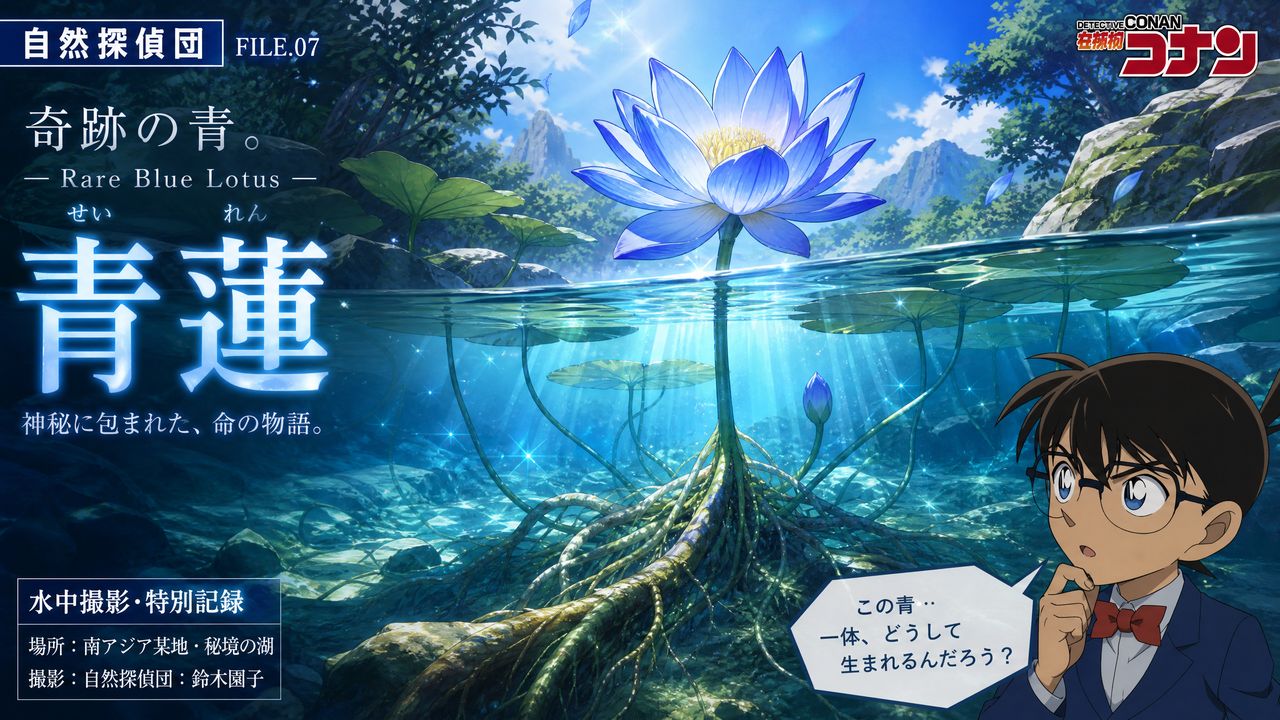 糖心糖心-稀有糖心 | 蓝莲花水下根系完整视频记录